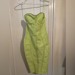 Light Green Body Con Dress